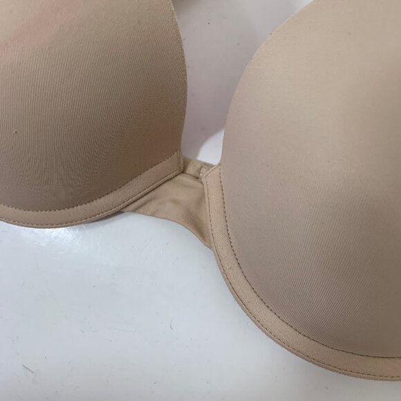 PINK Wear Everywhere Push-up Bra Beige Size 34C - Picture 3 of 7